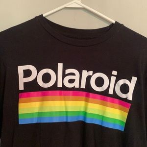 checkered polaroid tee 📸